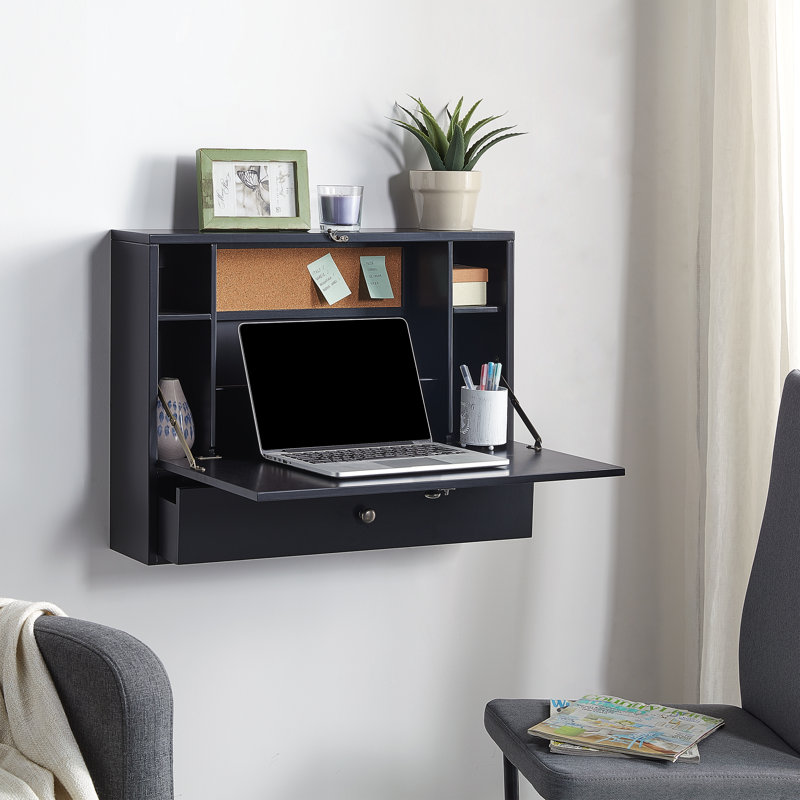 Camus Foldable Floating Desk, Black