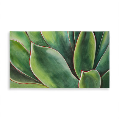 Watercolor Agave Plant Tablecloth - Indoor/Outdoor Home Decor