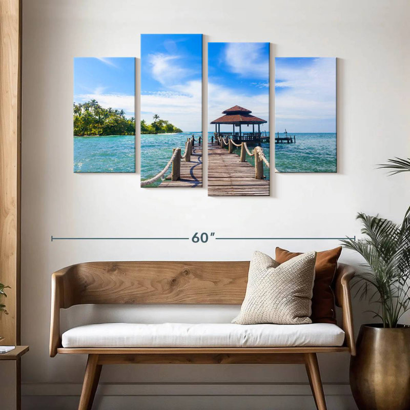 Gillard Cancun Gillard Pier, H 32 po x l 52 po