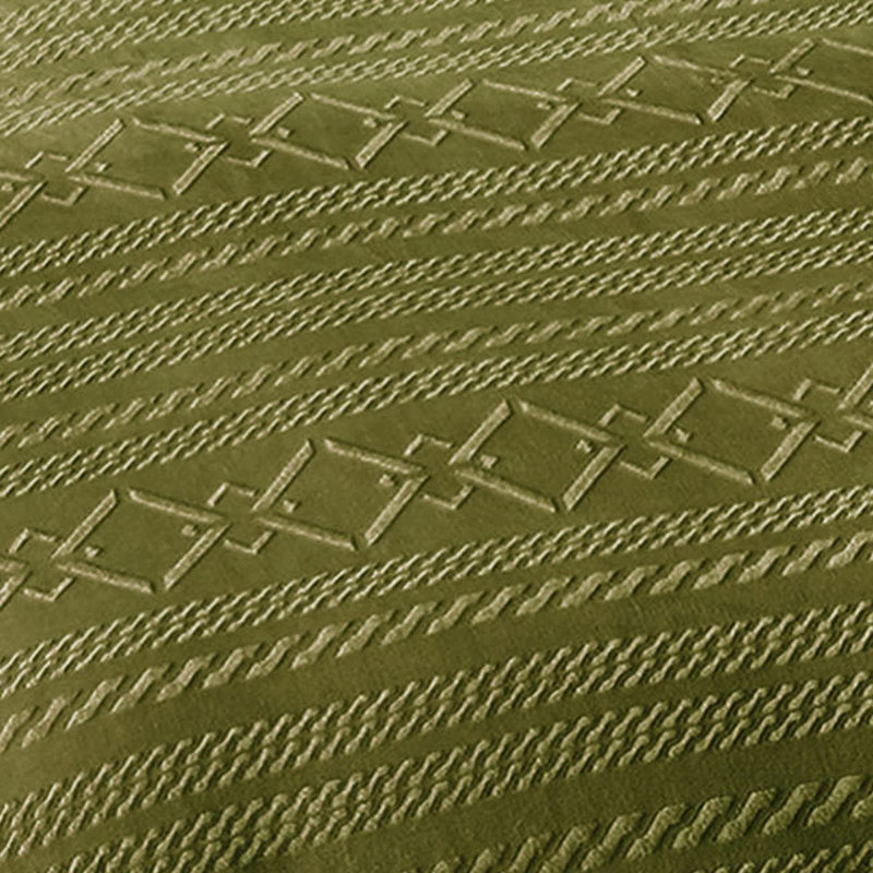 Ammersee Throw Blanket, W230 x L230cm, Crocodile Green