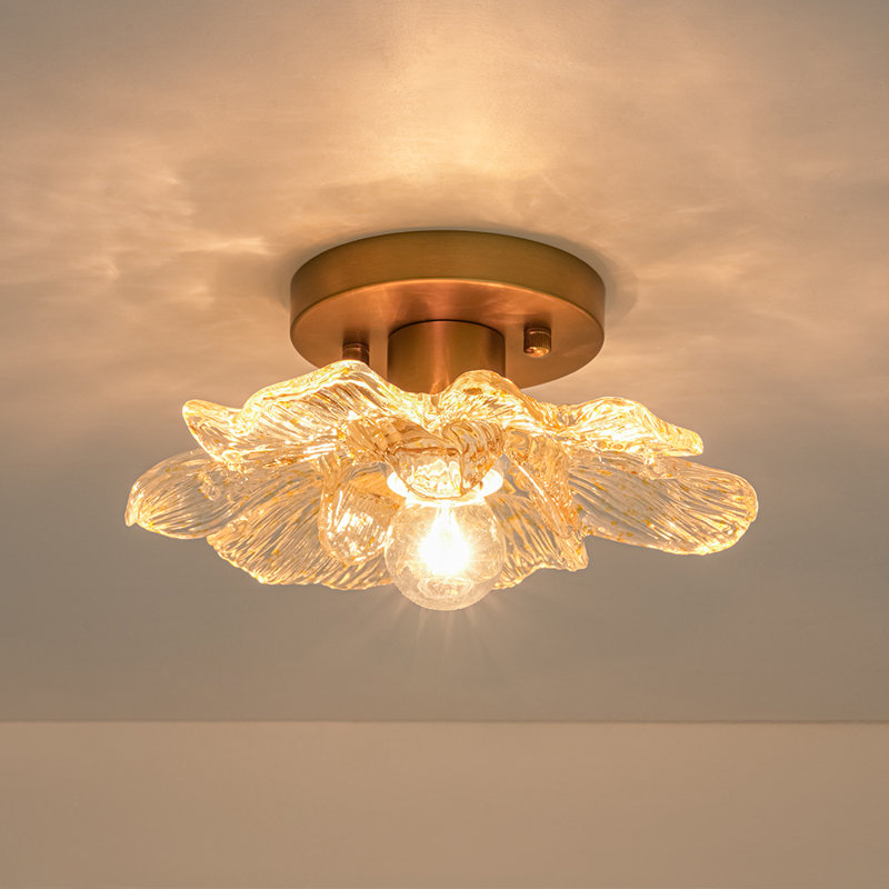 Plafonnier semi-encastré 1 lumière