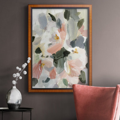 Toile tendue de qualité supérieure Soft As Petals II - prête à être accrochée