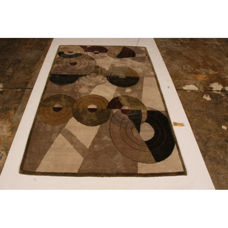 One-of-a-Kind 4' X 6' Hand Knotted Area Rug