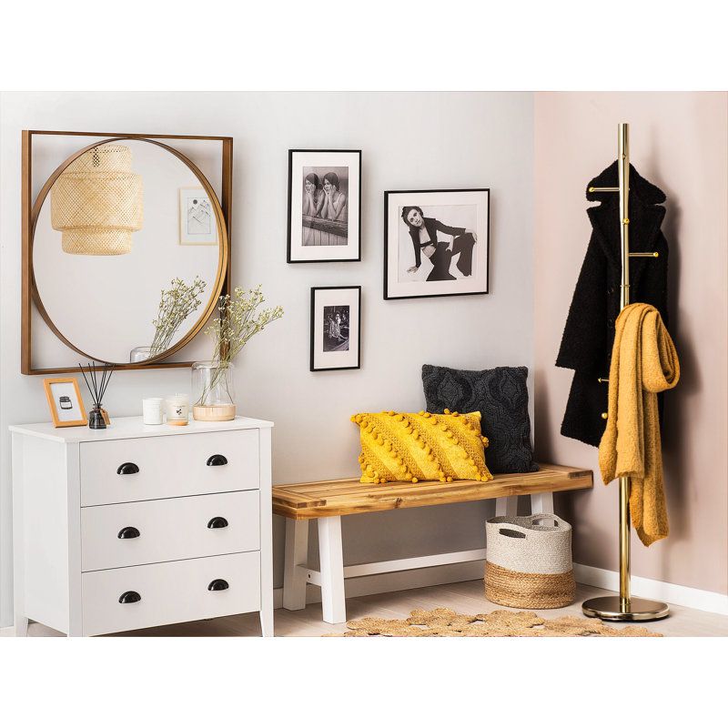 Damir Stainless Steel Freestanding 8 - Hook Coat Stand