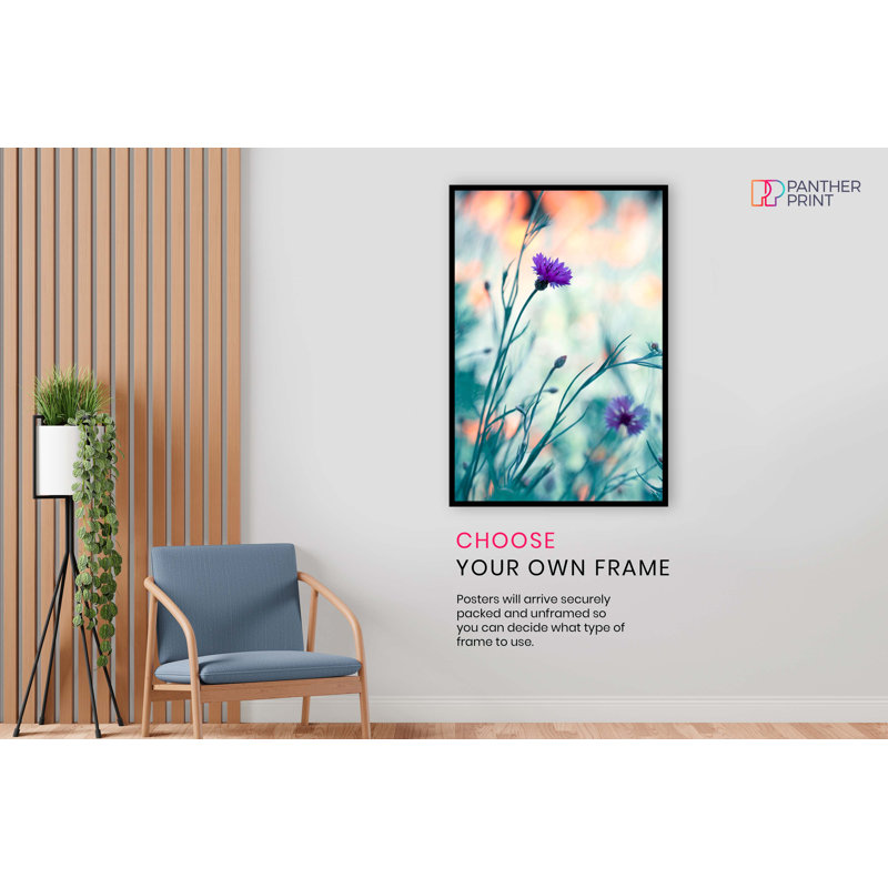Purple Carnation Flower - No Frame Print, 31cm H x 20cm W