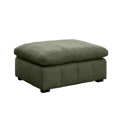 Upholstered Chenille Oversized Ottoman Module