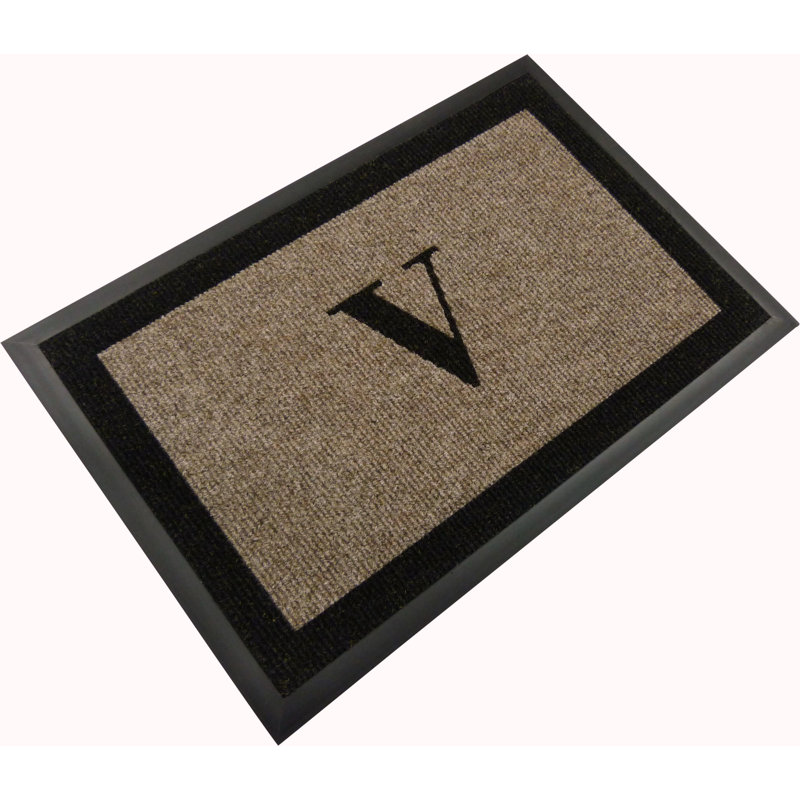 Tapis d'extérieur antidérapant Asai, Taupe, V, l 24 po x L 36 po