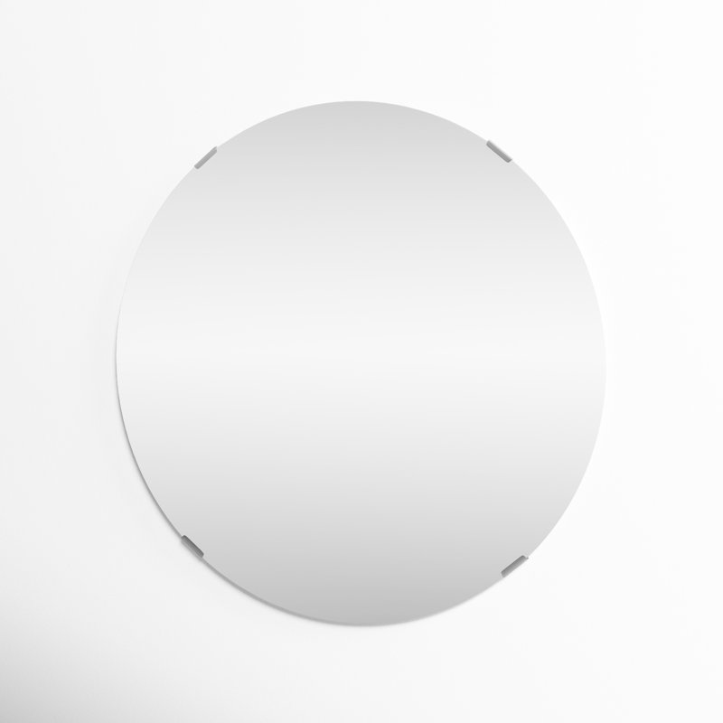 Samonie Round Wall Mirror, 44" x 44"
