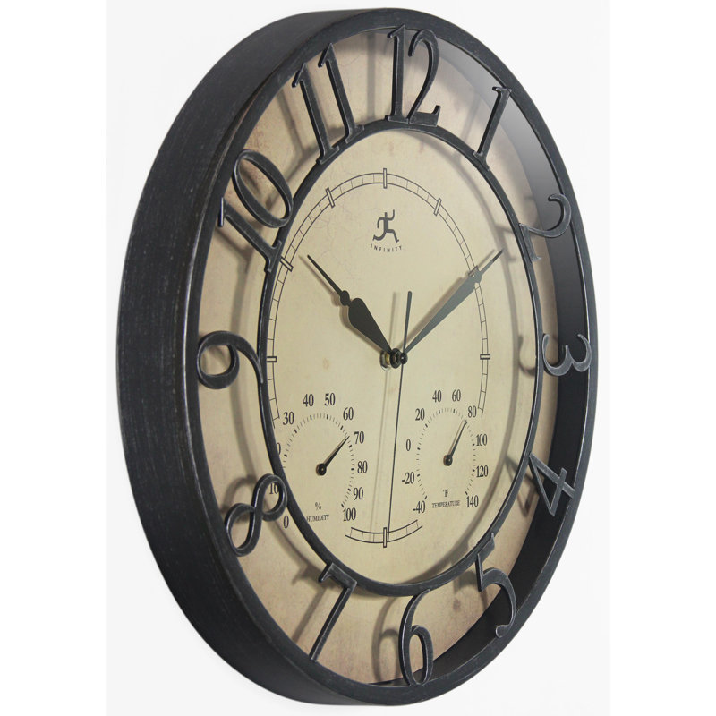 Indoor/Outdoor 3D Wall Clock