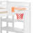 Loft Bed with Desk, Basketball Hoop, Slide and Staircase-1918826683