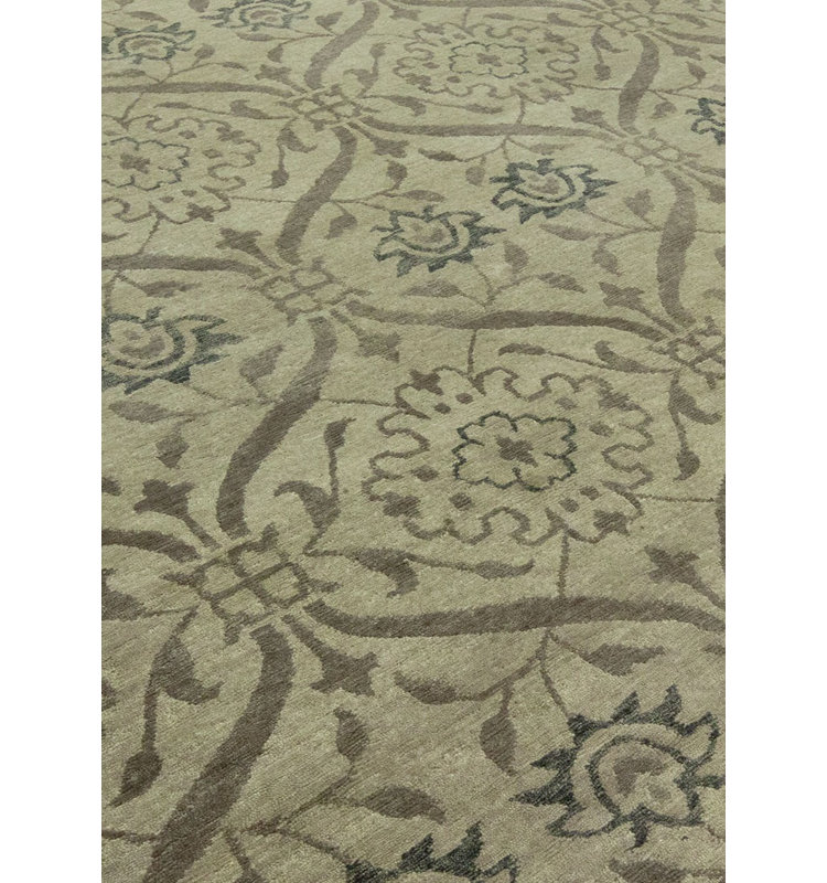 Mcallister Wool Geometric Area Rug in Chamoid, Rectangle 2' x 3'