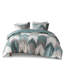 Ensembles de literie hypoallergéniques avec rembourrage en polyester, style turquoise moderne pour la maison