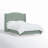 Allis Upholstered Wingback Bed-863512938-858840980