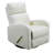Crotty Faux Leather Swivel Reclining Glider