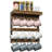 Coffee Mug Rack Wall Mounted, Rustic Wood Cups Rack With 12 Hooks And Storage Shelf, For Home Kitchen Display And Collection (Rustic Brown)