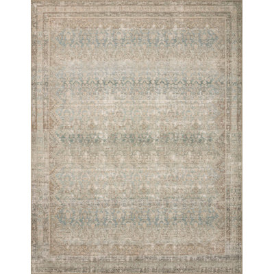 Tapis jade / naturel Angela Rose x Loloi Aubrey