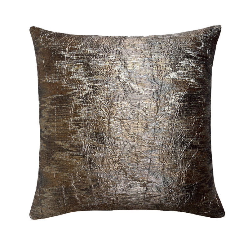Cloud9 Metallic Silver Decorative Pillow – Luxe Shimmer Accent Cushion