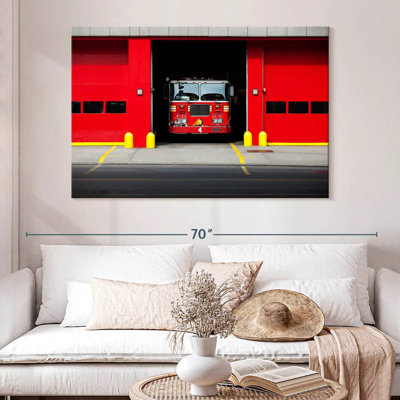 Lilie Stationed Fire Truck