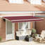 VidaXL 350cm W x 200cm D Polyester Cover Retractable Door / Window Awning
