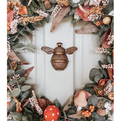 Antique Copper Bee Door Knocker