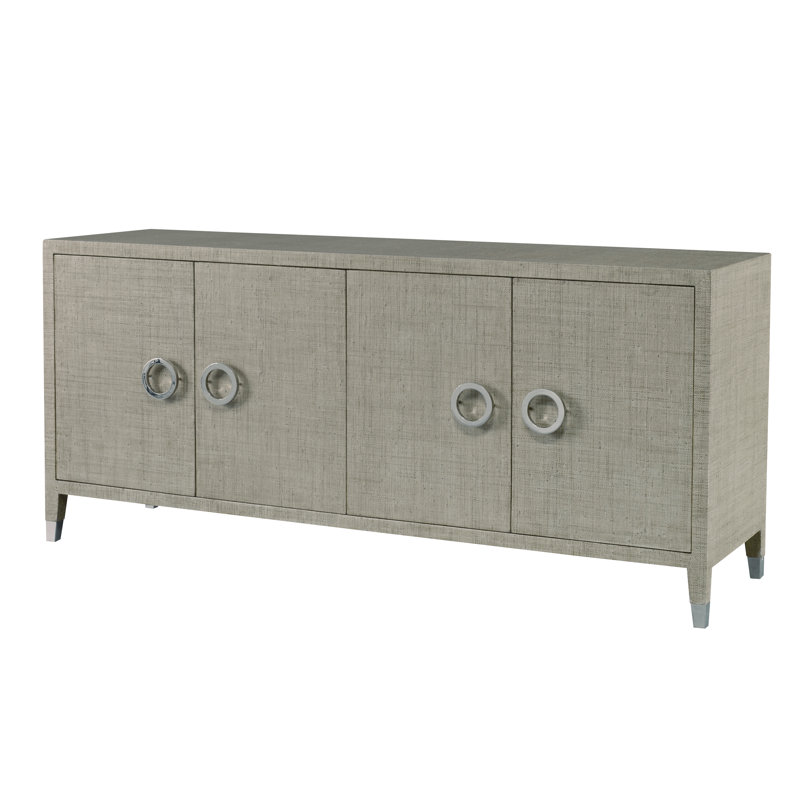 Caribe 72'' W Solid Wood Sideboard, French Gray