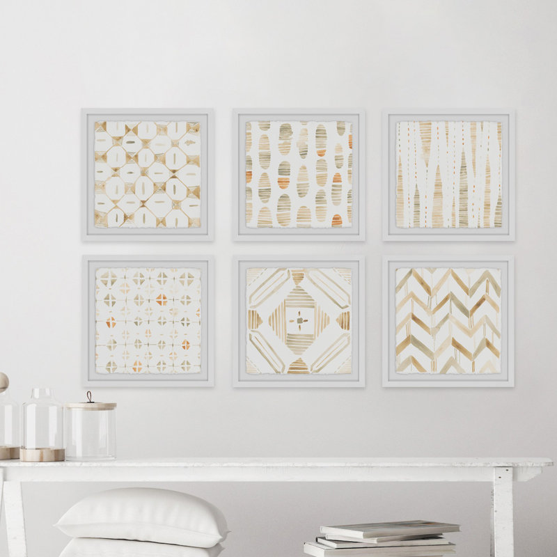 «Mombasa Memories Hexaptych» par Sarahbella - Ensemble de 6 cadres photo sur papier, H 12 po x l 12 po x P 1,5 po