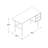 Metal Base Writing Desk