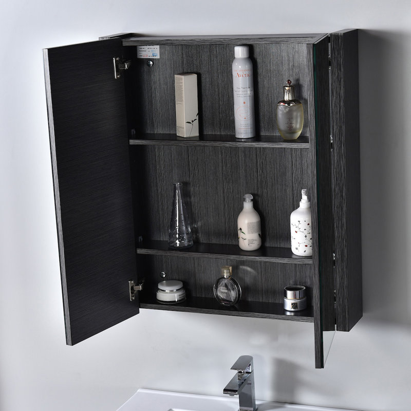 Artemis 30'' Single Bathroom Vanity with Ceramic Top, Silver Gray