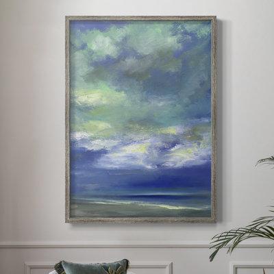 Island Midday Framed Print - Solid Wood