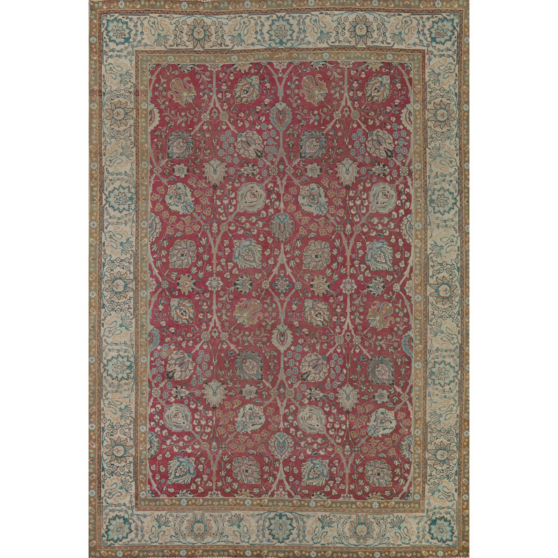 Tapis traditionnel floral All-Over 8 x 11