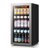 105 Cans Beverage Cooler 16.9 in. W Single Zone Refrigerator 2-Layer UV-Blocking Tempered Glass Door in Stainless Steel