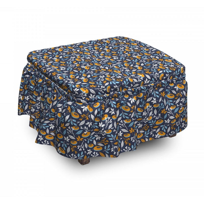 Housse pour repose-pieds spring branches