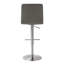 Upholstered Counter Stool with Metal Frame-507473502