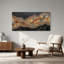 Tableau sur toile à strates ondulées avec fougères-2046901697