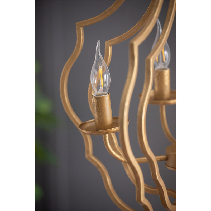 Demartino 35'' Arched Floor Lamp