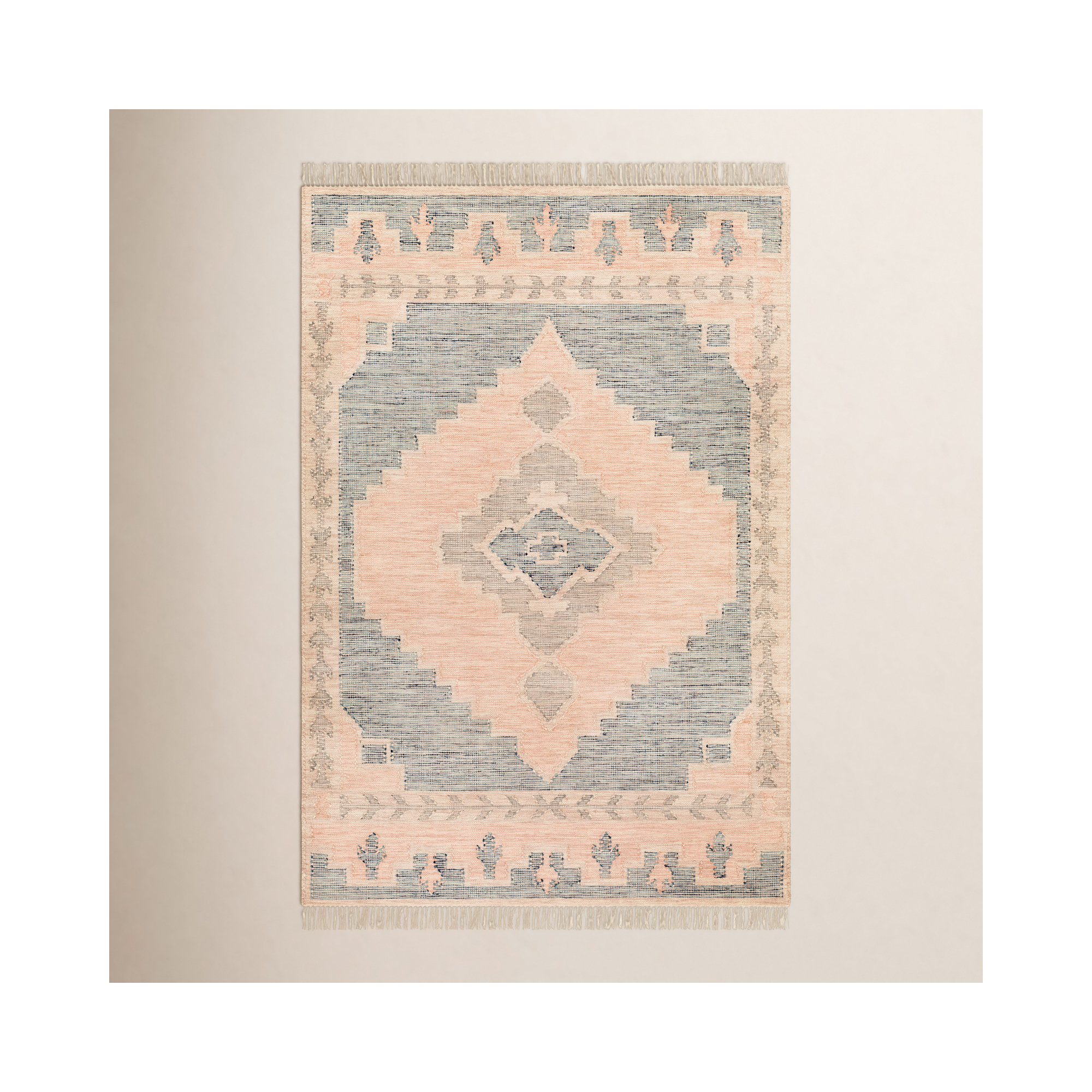 Saber Handmade Wool Rug, Rectangle 8' x 10'