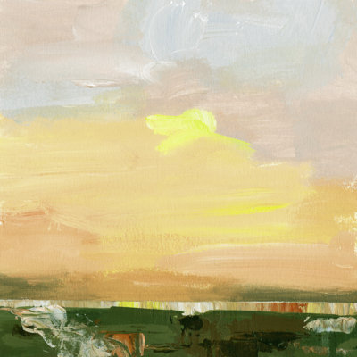 Wetland Sunrise II by Melissa Wang - Wrapped Canvas Painting
