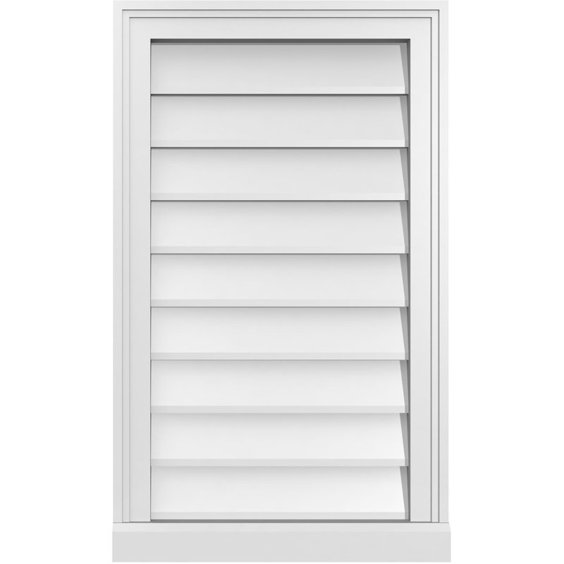 Cadre de seuil Brickmould, brun clair apprêté, H 30 po x l 18 po x P 2 po