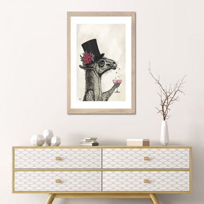 «Llama Lush I» par Fab Funky - impression d'art graphique