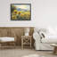 Cadre flottant Sunflower Dream Distant Mountains, design par Petal Prints Design-2140050070-2140050071