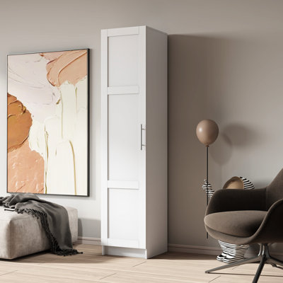 Armoire murale Chesson H 71,33 po, blanche - idéale pour le garage et plus