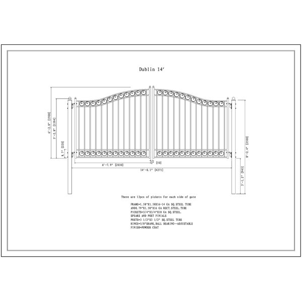 Dimensions du produit