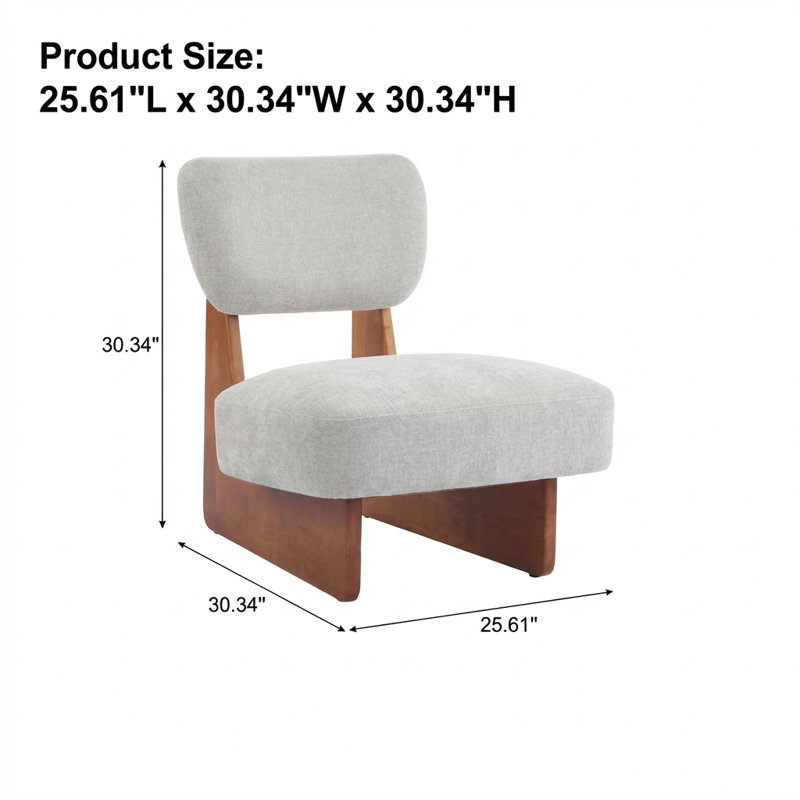 Ensemble de 2 chaises longues modernes avec revêtement en polyester et base en bois robuste