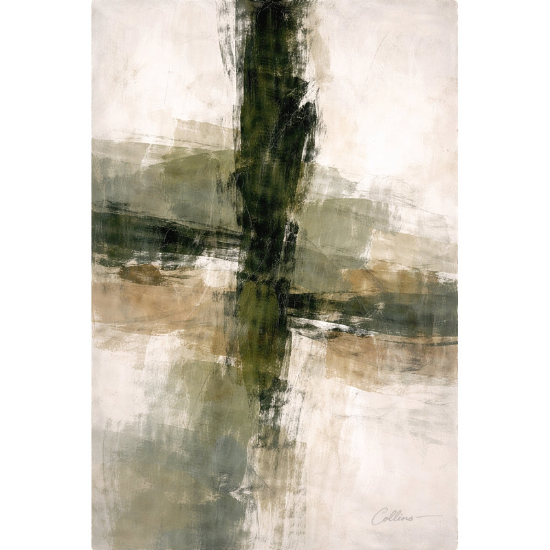 Art mural sur toile Sage Pathway, L 16 po x H 24 po x P 1,5 po