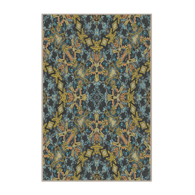 Jaune Tapis décoratif