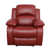 Red Faux Leather