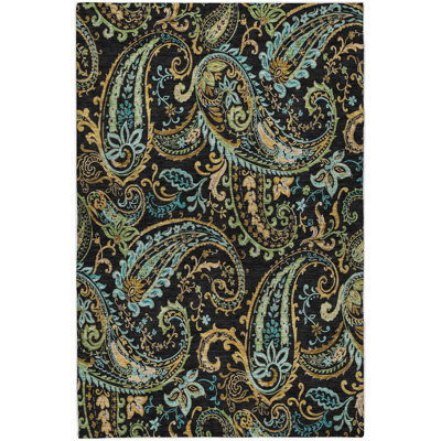 Premium Machine Washable Dream Shag ADS533 Paisley Rug