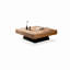 Table basse moderne carrée en bois massif pour le salon-129994596