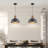 Kensaku 1-Light 11.81" Dimmable Dome Hammered Single Pendant Light-1880006514