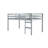 Twin Loft Bed With , Grey. Solid Rubber Wood Build. Strengthened Slat Platform For Support. Ample Under Storage. Low Height Safer Sleep In Grey, Made Of Wood. Easy Climb. Platform. Utilize Space-425446446